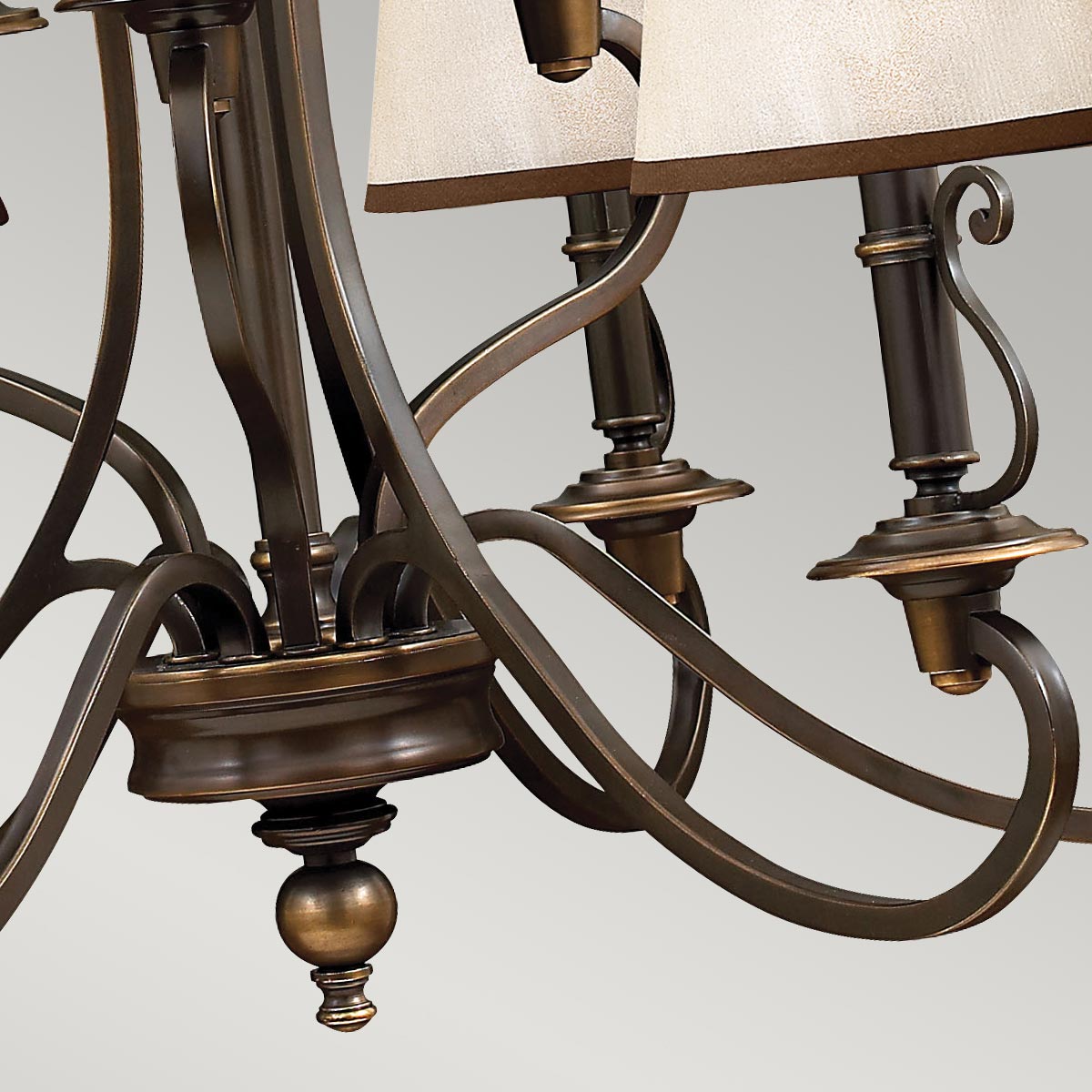 Hinkley Chandelier from the Plymouth range. Plymouth 9 Light Chandelier Product Code = HK-PLYMOUTH9