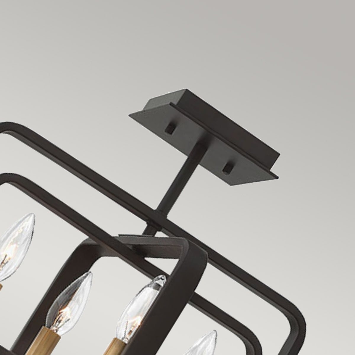 Hinkley Pendant from the Quentin range. Quentin 4 Light Wide Pendant Chandelier - Bronze Product Code = HK-QUENTIN-4P-A