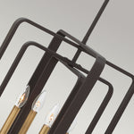 Hinkley Pendant from the Quentin range. Quentin 4 Light Tall Pendant Chandelier - Bronze Product Code = HK-QUENTIN-4P-B