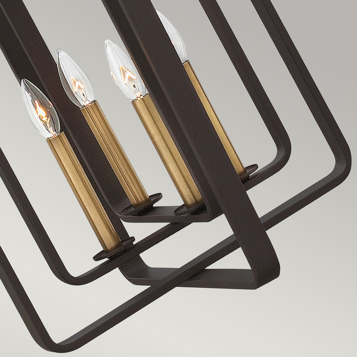 Hinkley Pendant from the Quentin range. Quentin 4 Light Tall Pendant Chandelier - Bronze Product Code = HK-QUENTIN-4P-B