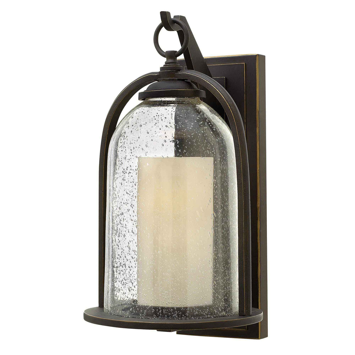 Hinkley Outdoor Wall Light from the Quincy range. Quincy 1 Light Medium Wall Lantern Product Code = HK-QUINCY-M