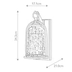 Hinkley Outdoor Wall Light from the Quincy range. Quincy 1 Light Small Wall Lantern – SKU HK-QUINCY-S