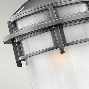 Hinkley Reef Small 1 Light Lantern - Hematite HK-REEF-SM-HE