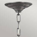 Hinkley Outdoor Hanging from the Reef range. Reef 1 Light Chain Lantern - Hematite Product Code = HK-REEF8-HE
