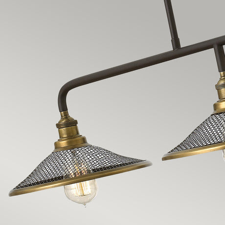 Hinkley Chandelier from the Rigby range. Rigby 3 Light Island Chandelier Product Code = HK-RIGBY-ISLE-KZ