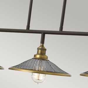 Hinkley Chandelier from the Rigby range. Rigby 3 Light Island Chandelier Product Code = HK-RIGBY-ISLE-KZ