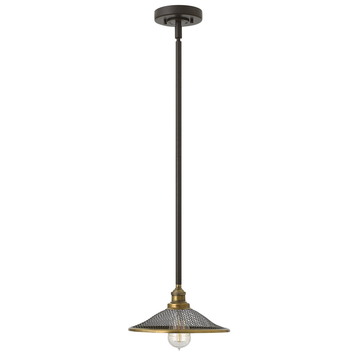 Hinkley Pendant from the Rigby range. Rigby 1 Light Pendant Product Code = HK-RIGBY-P-KZ