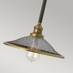 Hinkley Pendant from the Rigby range. Rigby 1 Light Pendant Product Code = HK-RIGBY-P-KZ