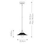 Hinkley Pendant from the Rigby range. Rigby 1 Light Pendant – SKU HK-RIGBY-P-KZ