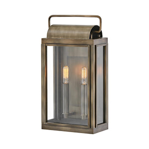 Hinkley Outdoor Wall Light from the Sag Harbor range. Sag Harbor 2 Light Medium Wall Lantern Product Code = HK-SAG-HARBOR-M-BU