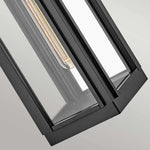 Hinkley Outdoor Wall Light from the Sag Harbor range. Sag Harbor 1 Light Small Wall Lantern Product Code = HK-SAG-HARBOR-S-BK