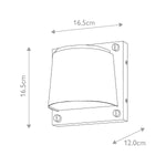Hinkley Scout 1-light Small Wall Light – SKU HK-SCOUT-WHT