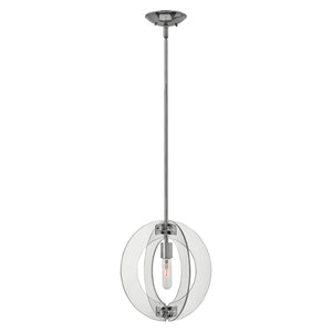 Hinkley Pendant from the Solstice range. Solstice 1 Light Mini Pendant Product Code = HK-SOLSTICE-MP
