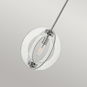 Hinkley Pendant from the Solstice range. Solstice 1 Light Mini Pendant Product Code = HK-SOLSTICE-MP