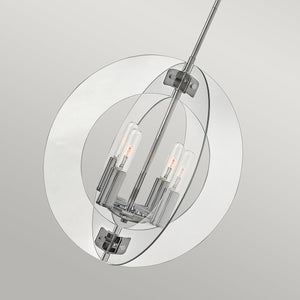 Hinkley Chandelier from the Solstice range. Solstice 4 Light Chandelier Product Code = HK-SOLSTICE4