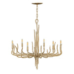 Hinkley Chandelier from the Spyre range. Spyre 6 Light Chandelier Product Code = HK-SPYRE6C-CPG