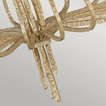Hinkley Chandelier from the Spyre range. Spyre 6 Light Chandelier Product Code = HK-SPYRE6C-CPG