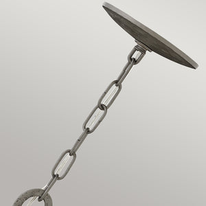 Hinkley Chandelier from the Spyre range. Spyre 6 Light Chandelier Product Code = HK-SPYRE6C-MMB