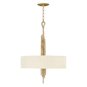 Hinkley Pendant from the Spyre range. Spyre 6 Light Pendant Product Code = HK-SPYRE6P-CPG