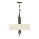 Hinkley Pendant from the Spyre range. Spyre 6 Light Pendant Product Code = HK-SPYRE6P-MMB