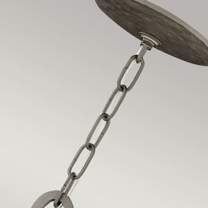 Hinkley Pendant from the Spyre range. Spyre 6 Light Pendant Product Code = HK-SPYRE6P-MMB