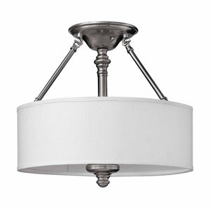Hinkley Ceiling Semi-Flush from the Sussex range. Sussex 3 Light Semi-Flush Product Code = HK-SUSSEX-SF