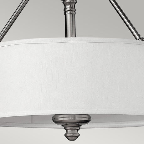 Hinkley Ceiling Semi-Flush from the Sussex range. Sussex 3 Light Semi-Flush Product Code = HK-SUSSEX-SF