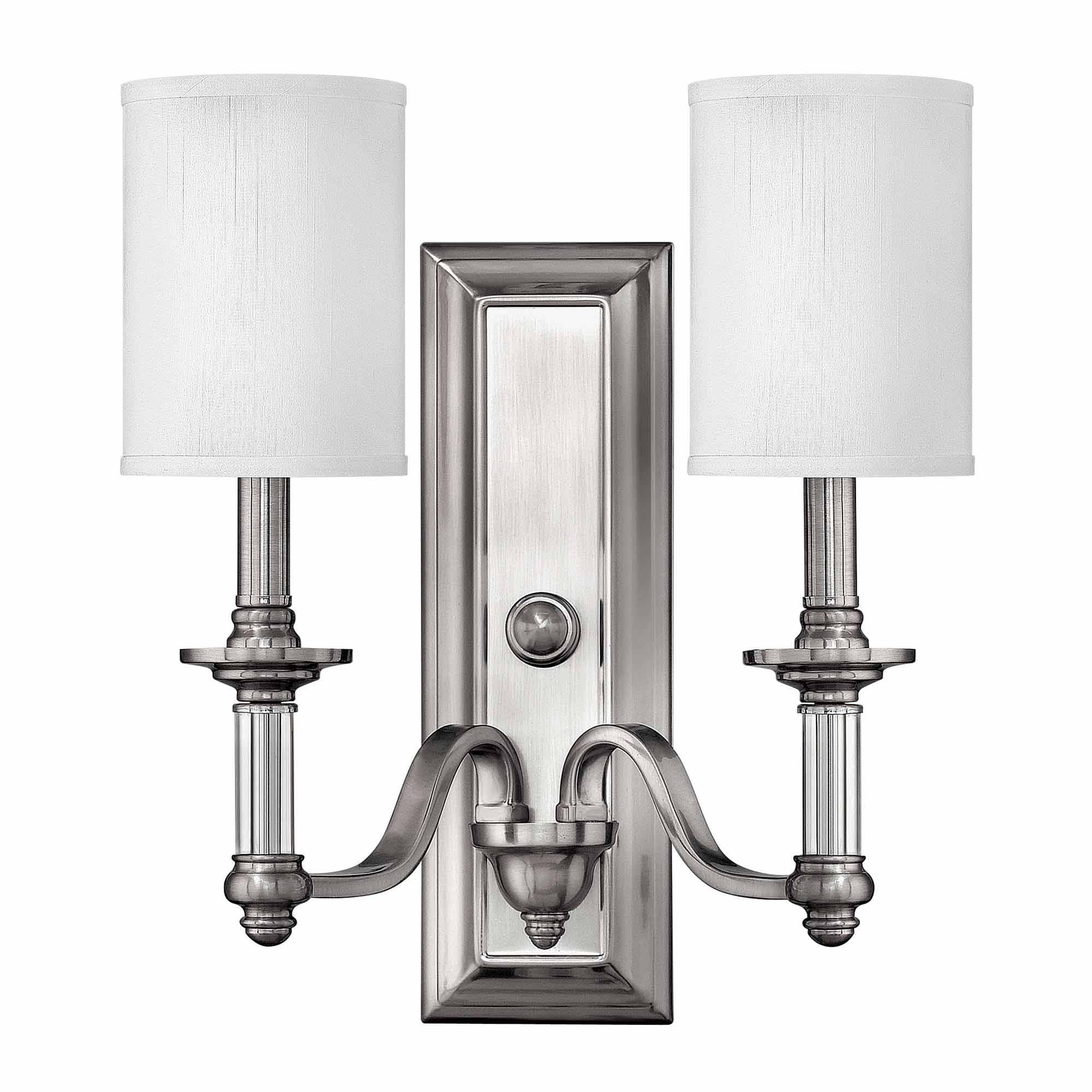 Hinkley Wall Light from the Sussex range. Sussex 2 Light Wall Light – SKU HK-SUSSEX2