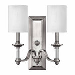 Hinkley Wall Light from the Sussex range. Sussex 2 Light Wall Light – SKU HK-SUSSEX2