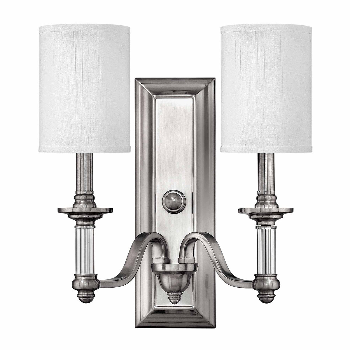 Hinkley Wall Light from the Sussex range. Sussex 2 Light Wall Light – SKU HK-SUSSEX2
