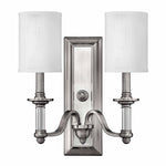 Hinkley Wall Light from the Sussex range. Sussex 2 Light Wall Light Product Code = HK-SUSSEX2