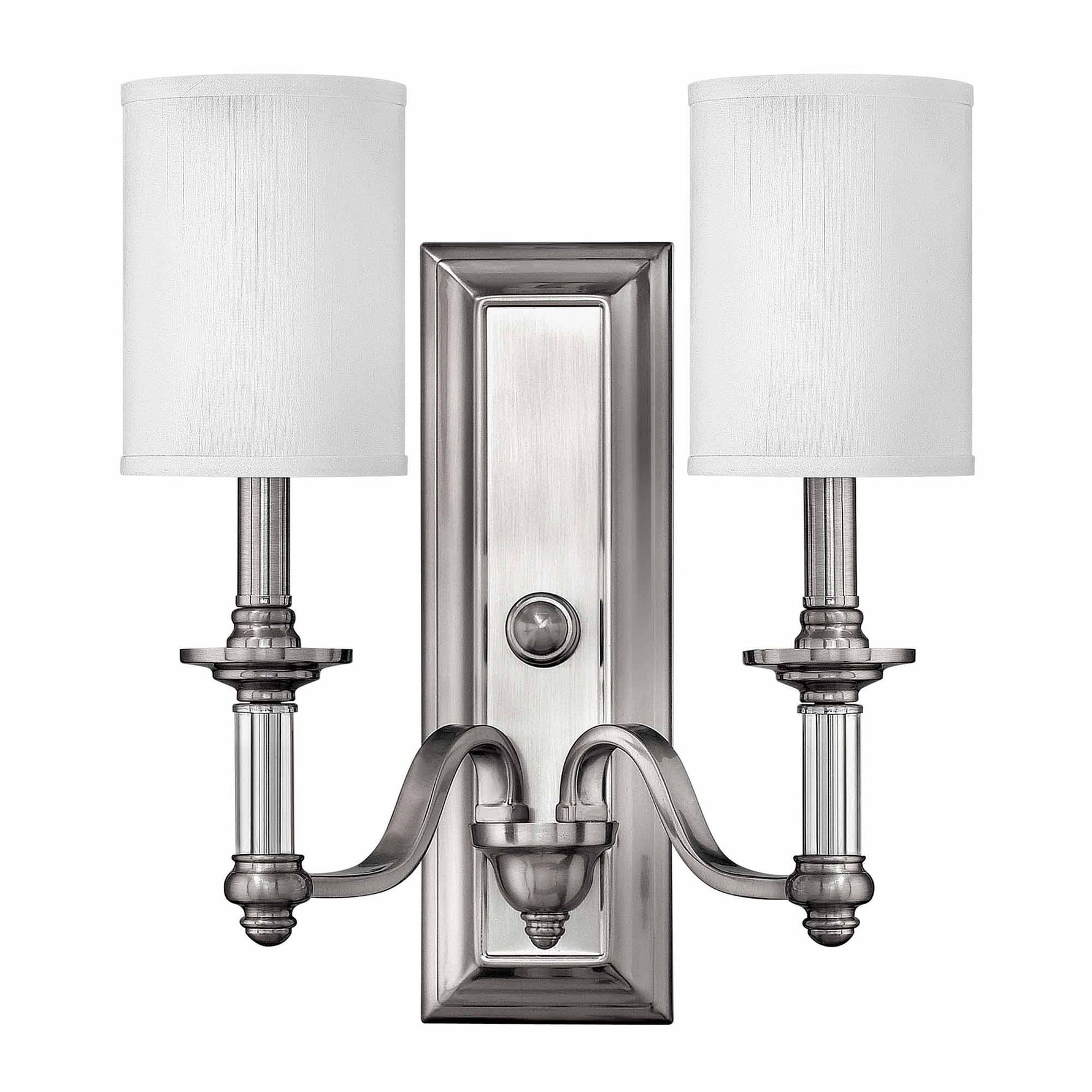 Hinkley Wall Light from the Sussex range. Sussex 2 Light Wall Light Product Code = HK-SUSSEX2