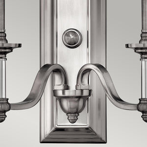 Hinkley Wall Light from the Sussex range. Sussex 2 Light Wall Light Product Code = HK-SUSSEX2
