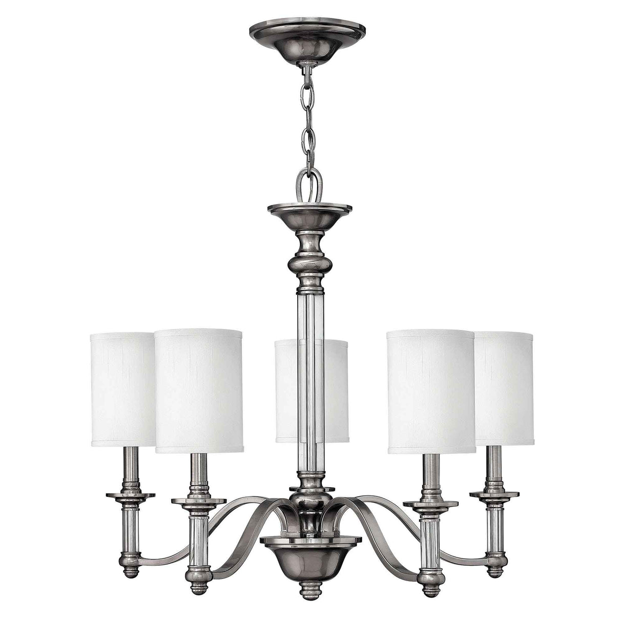 Hinkley Chandelier from the Sussex range. Sussex 5 Light Chandelier Product Code = HK-SUSSEX5