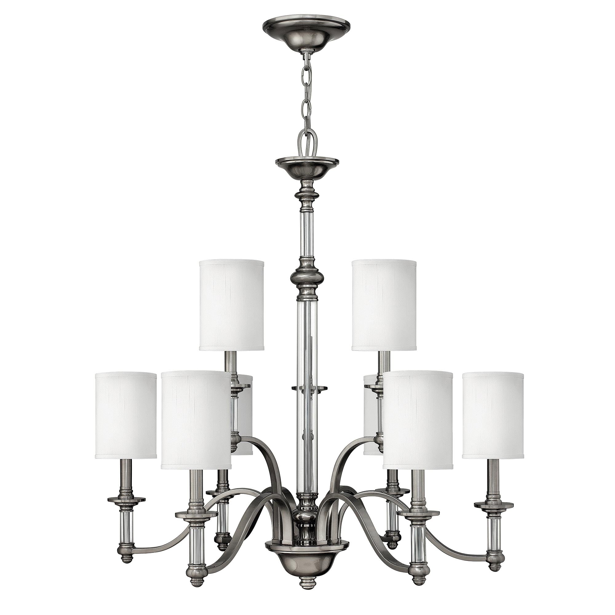 Hinkley Chandelier from the Sussex range. Sussex 9 Light Chandelier Product Code = HK-SUSSEX9