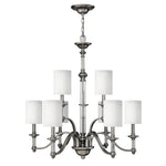 Hinkley Chandelier from the Sussex range. Sussex 9 Light Chandelier Product Code = HK-SUSSEX9