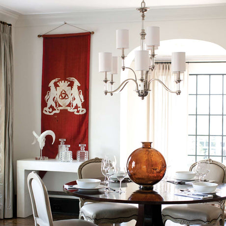 Hinkley Chandelier from the Sussex range. Sussex 9 Light Chandelier Product Code = HK-SUSSEX9