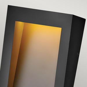 Hinkley Outdoor Wall Light from the Taper range. Taper LED Wall Lantern Product Code = HK-TAPER-M-TBK