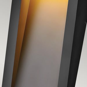 Hinkley Outdoor Wall Light from the Taper range. Taper LED Wall Lantern Product Code = HK-TAPER-M-TBK