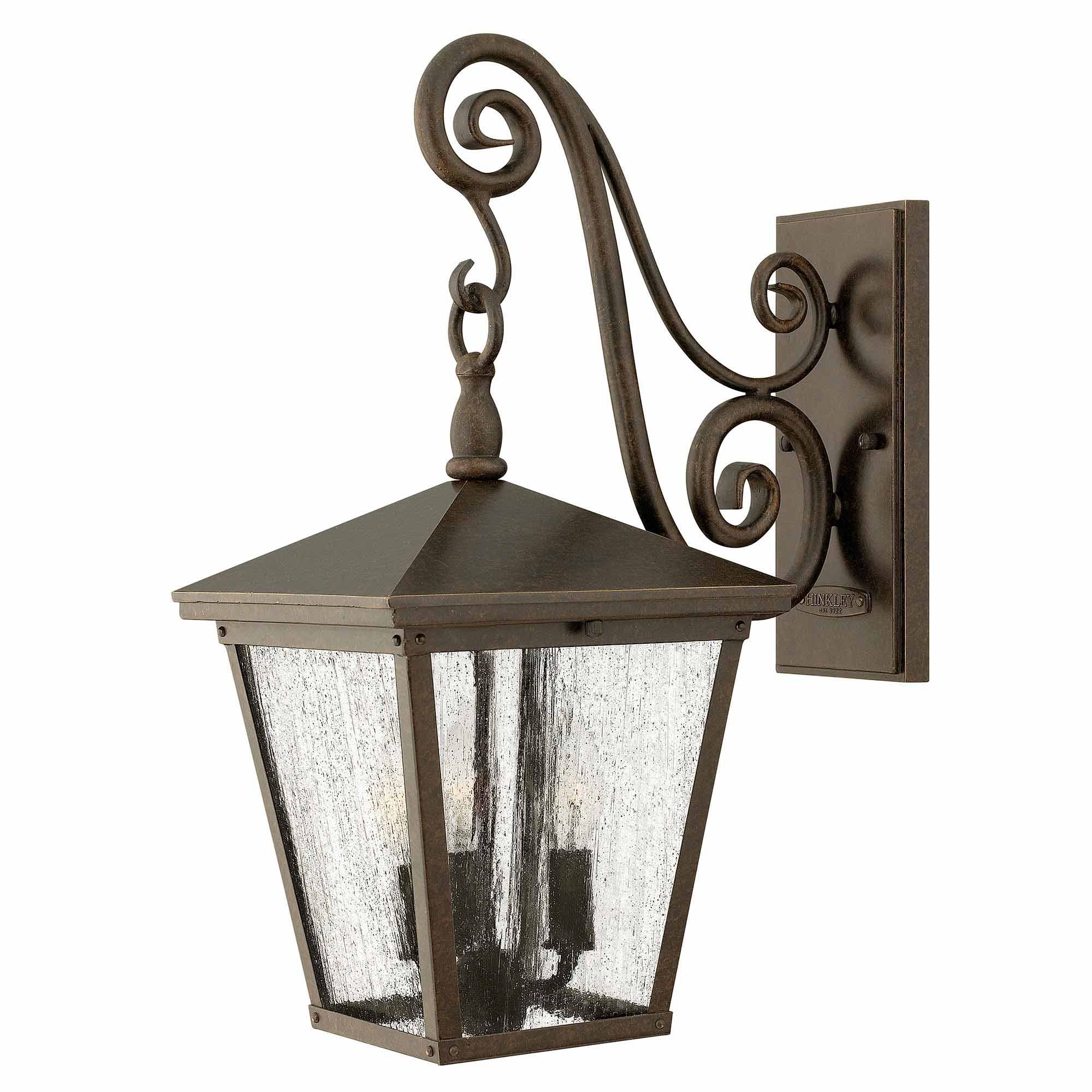 Hinkley Outdoor Wall Light from the Trellis range. Trellis 3 Light Medium Wall Lantern Product Code = HK-TRELLIS2-M
