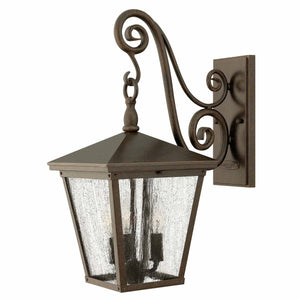 Hinkley Outdoor Wall Light from the Trellis range. Trellis 3 Light Medium Wall Lantern Product Code = HK-TRELLIS2-M