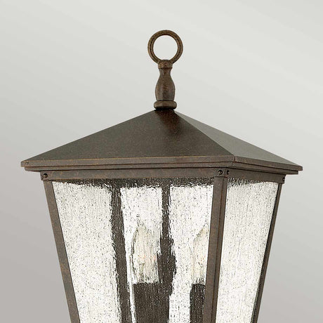 Hinkley Pedestal Lantern from the Trellis range. Trellis 3 Light Large Pedestal Product Code = HK-TRELLIS3-L