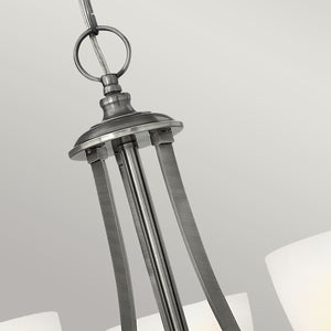 Hinkley Chandelier from the Truman range. Truman 3 Light Chandelier Product Code = HK-TRUMAN3