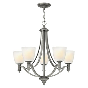 Hinkley Chandelier from the Truman range. Truman 5 Light Chandelier Product Code = HK-TRUMAN5