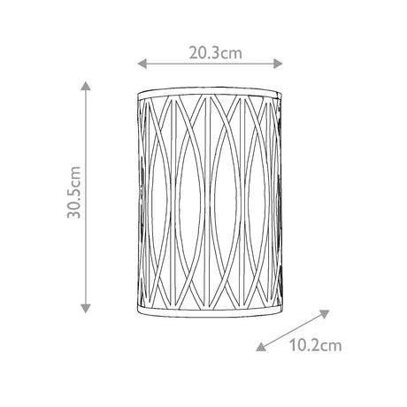 Hinkley Wall Light from the Walden range. Walden 2 Light Wall Light Product Code = HK-WALDEN2