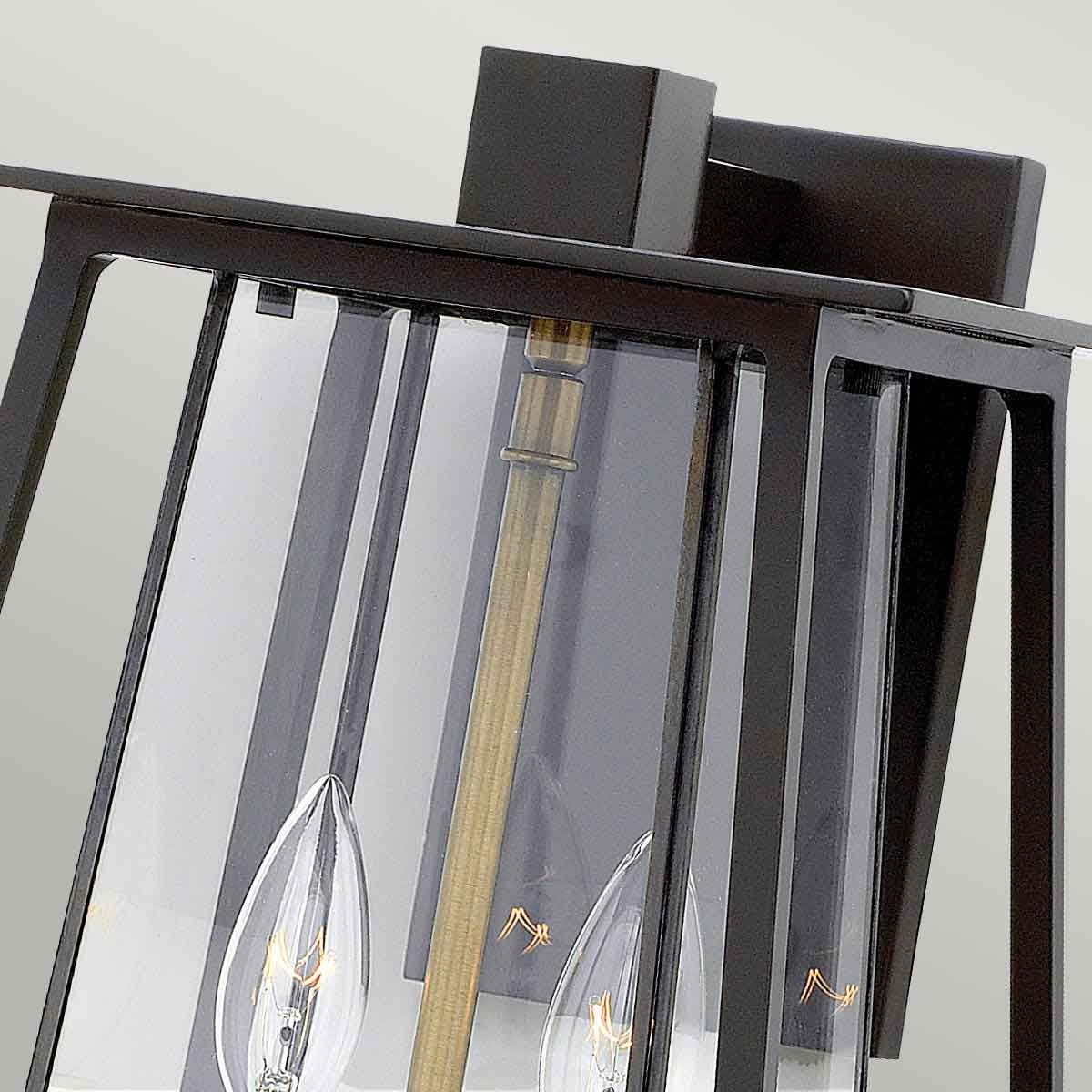 Hinkley Outdoor Wall Light from the Walker range. Walker 2 Light Large Wall Lantern – SKU HK-WALKER2-L