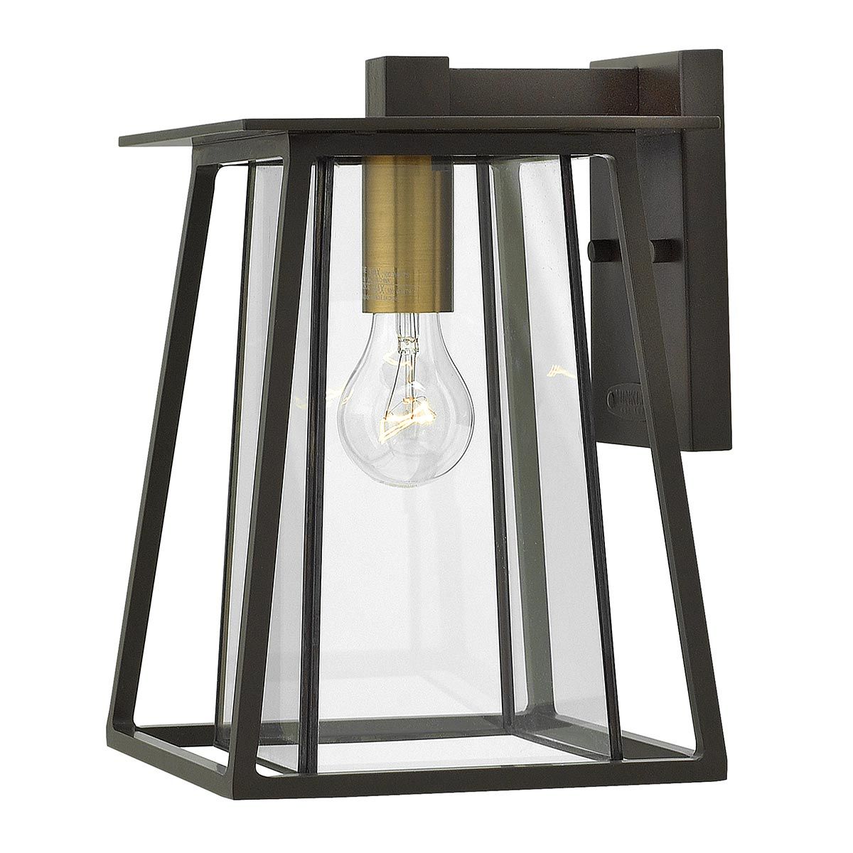 Hinkley Outdoor Wall Light from the Walker range. Walker 1 Light Medium Wall Lantern – SKU HK-WALKER2-M