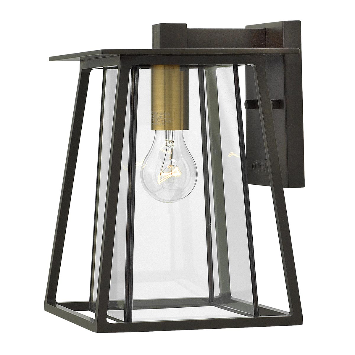 Hinkley Outdoor Wall Light from the Walker range. Walker 1 Light Medium Wall Lantern Product Code = HK-WALKER2-M