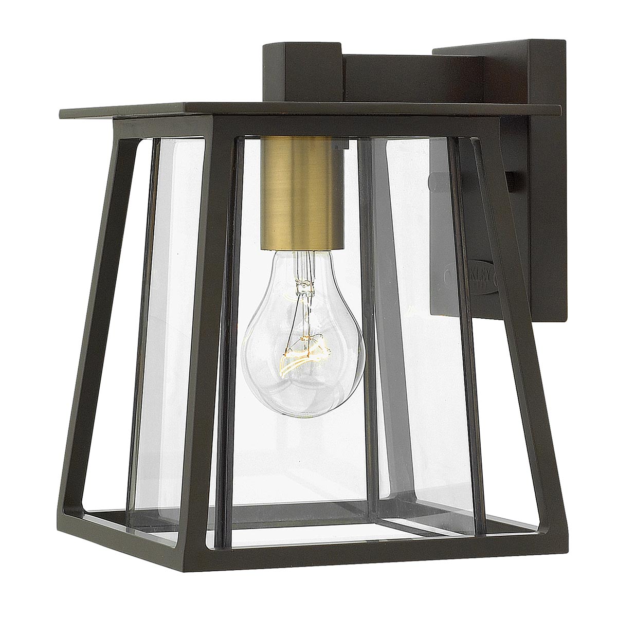 Hinkley Outdoor Wall Light from the Walker range. Walker 1 Light Small Wall Lantern Product Code = HK-WALKER2-S