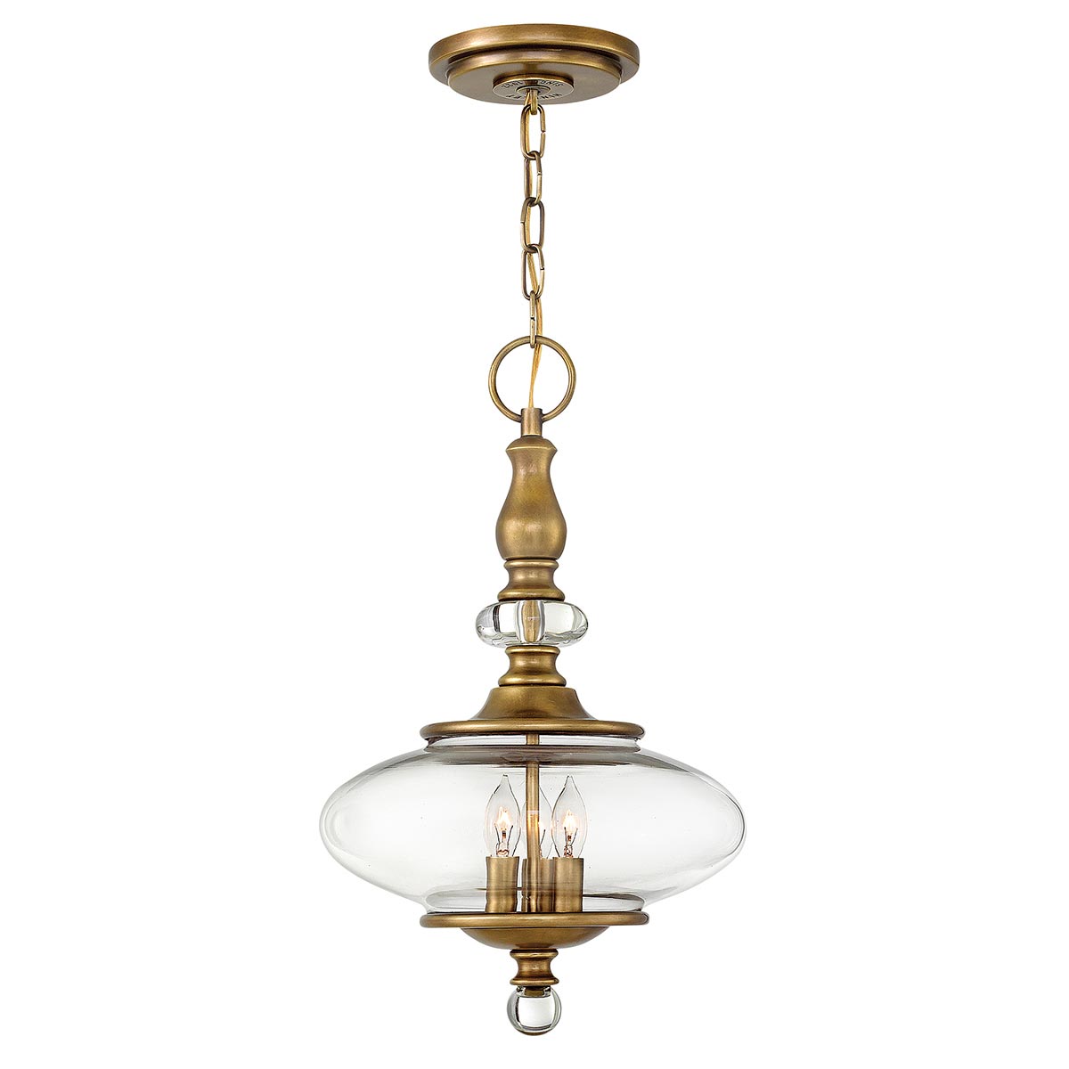 Hinkley Pendant from the Wexley range. Wexley 3 Light Pendant Product Code = HK-WEXLEY-3P-HB